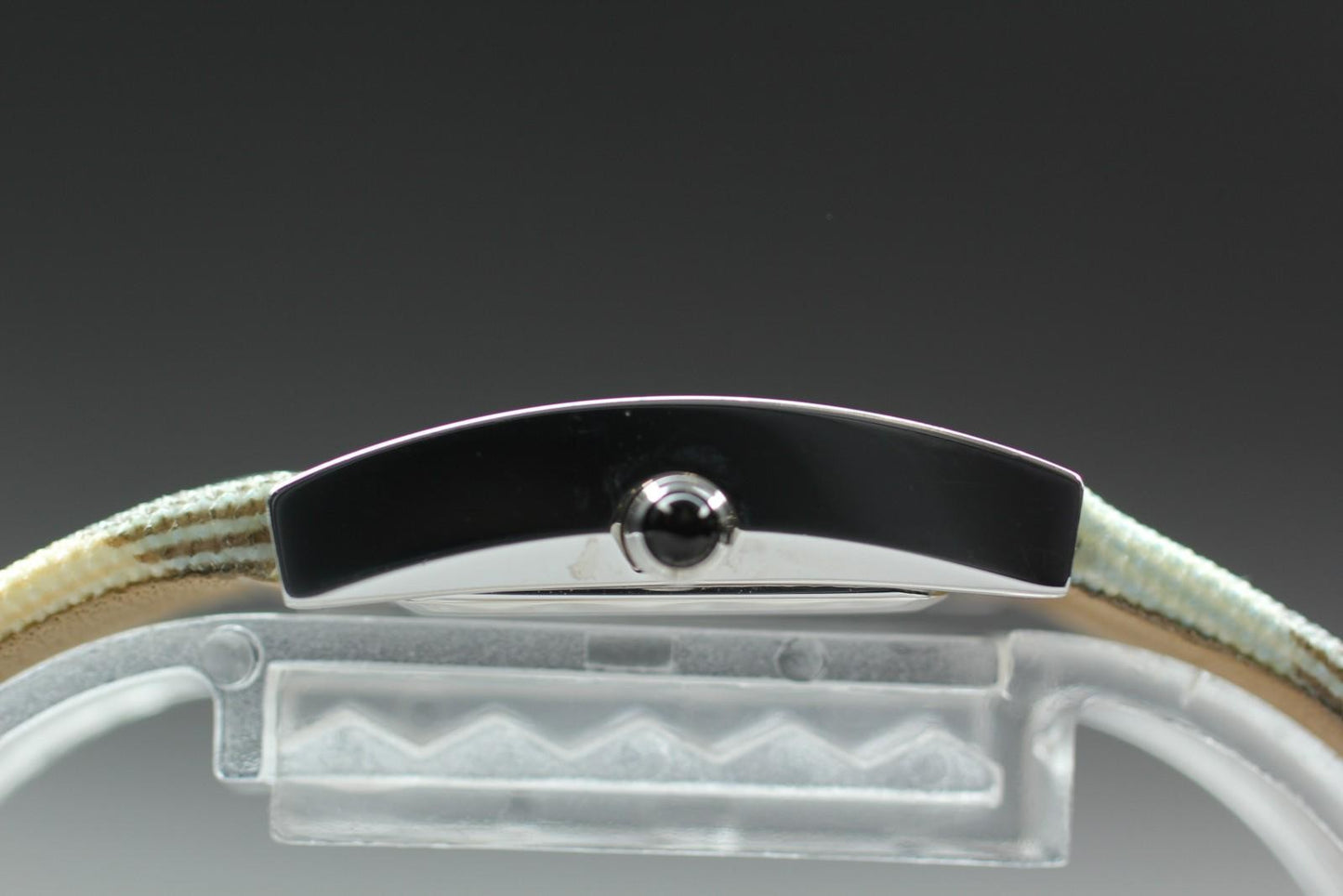 Near MINT* Burberry BU4312 Blue MOP Dial Tank H Quartz Ladies Watch From JAPAN