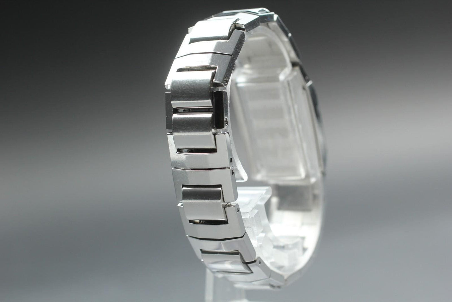 Exc+5* Dunhill Dunhillion 8016 MOP Blue Dial Rectangle Qz Ladies Watch JAPAN