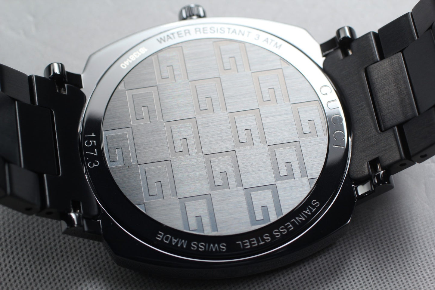 MINT / Full Set* Gucci Grip YA157412 38mm Jump Hour Quartz Watch JAPAN 16.5cm