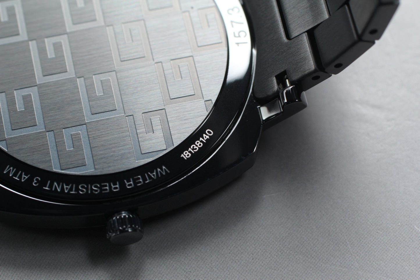 MINT / Full Set* Gucci Grip YA157412 38mm Jump Hour Quartz Watch JAPAN 16.5cm