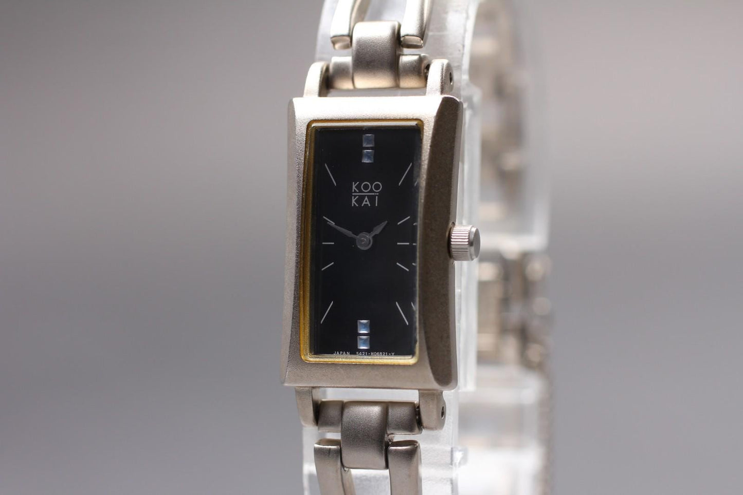 Near MINT / New Batter* KOOKAI 5421-H03311 Silver Bracelet Qz Ladies Watch JAPAN