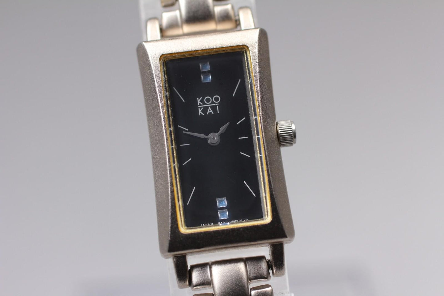 Near MINT / New Batter* KOOKAI 5421-H03311 Silver Bracelet Qz Ladies Watch JAPAN