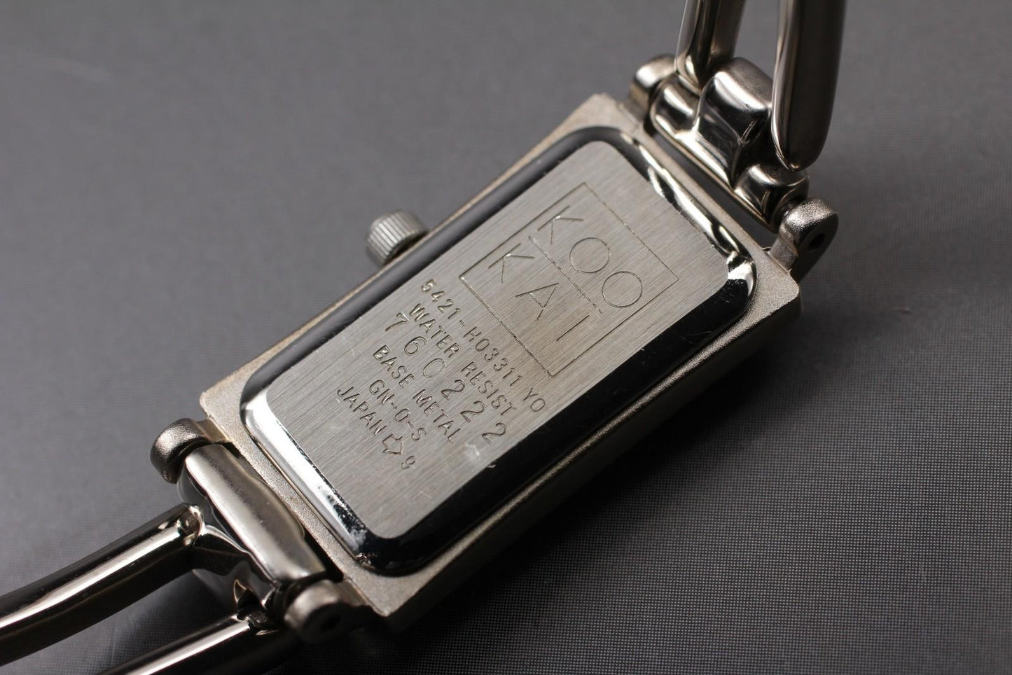 Near MINT / New Batter* KOOKAI 5421-H03311 Silver Bracelet Qz Ladies Watch JAPAN