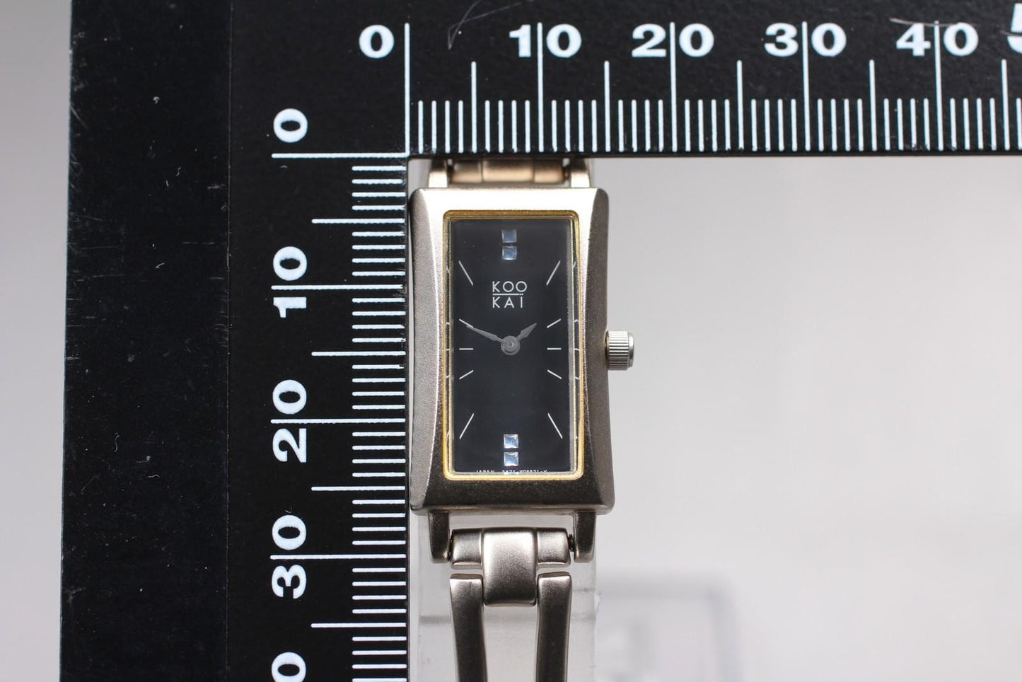 Near MINT / New Batter* KOOKAI 5421-H03311 Silver Bracelet Qz Ladies Watch JAPAN