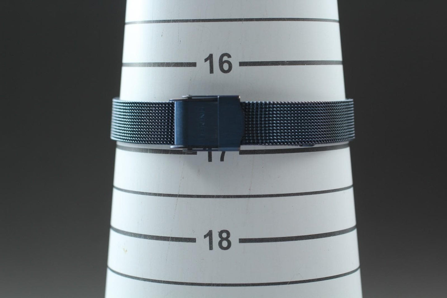 Near MINT BERING Solar 14627-307 Blue Dial 32mm Ladies Watch From JAPAN