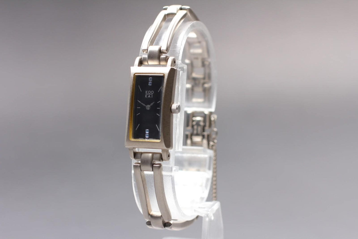 Near MINT / New Batter* KOOKAI 5421-H03311 Silver Bracelet Qz Ladies Watch JAPAN