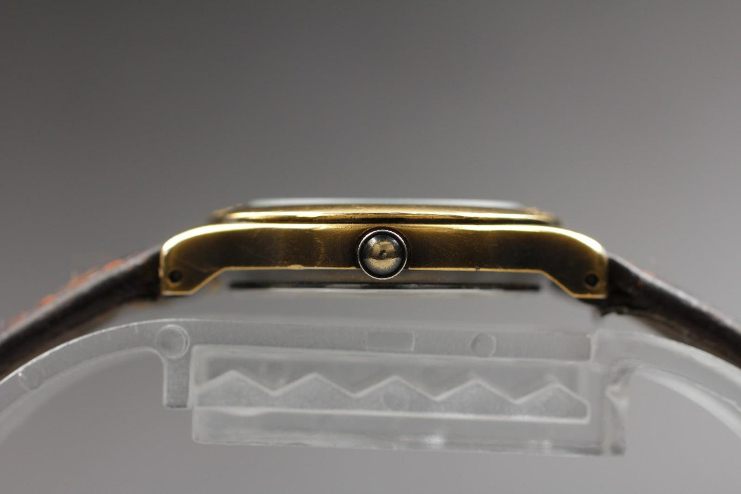 Exc+5 SEIKO Alba V401-0140 Gold Tone Roman Dial Quartz Ladies Watch From JAPAN