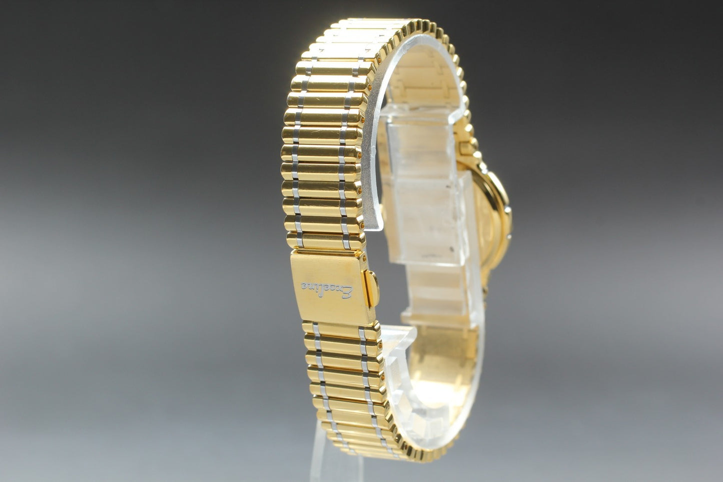 Vintage 1990 [Near MINT] SEIKO Exceline 1F21-0E10 Gold Quartz Ladies Watch JAPAN