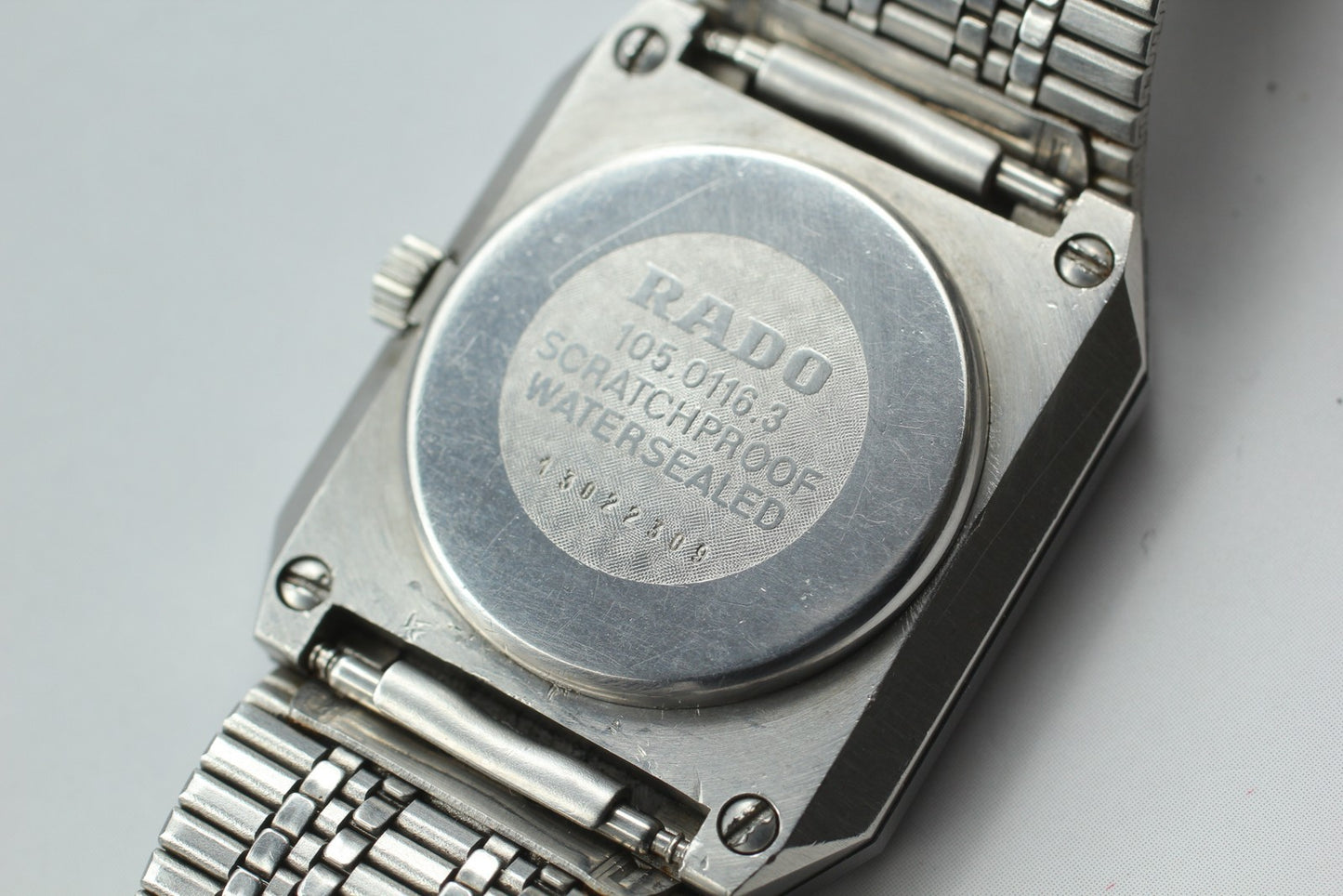 Vintage [Near MINT] RADO Diastar 105.0116.3 Quartz Silver Dial Men's Watch Swiss