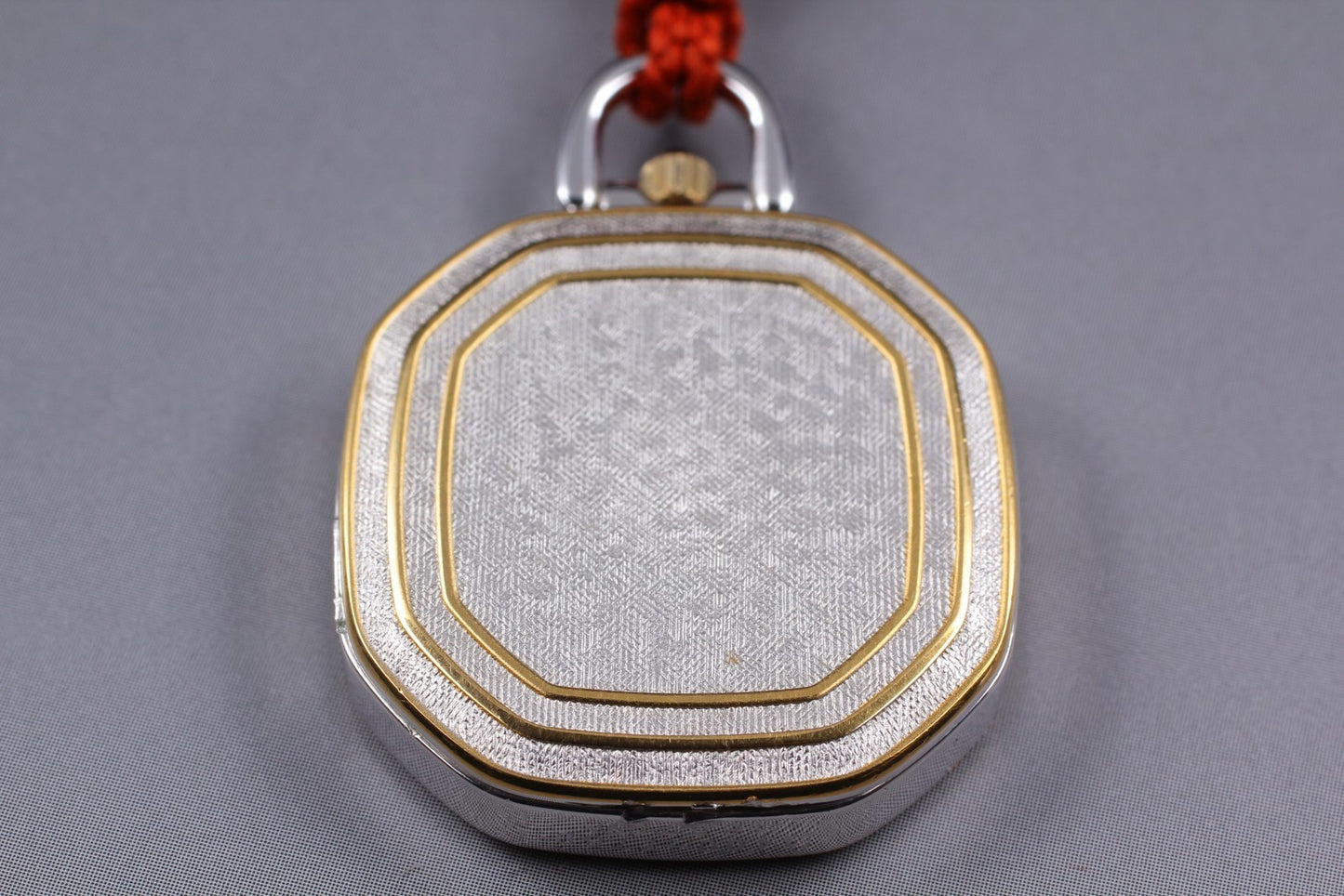 Vintage 1981 [N MINT] SEIKO Exceline 1400-7760 Black KIMONO Style Pocket Watch