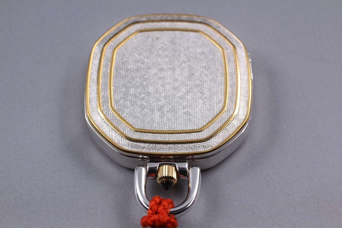 Vintage 1981 [N MINT] SEIKO Exceline 1400-7760 Black KIMONO Style Pocket Watch