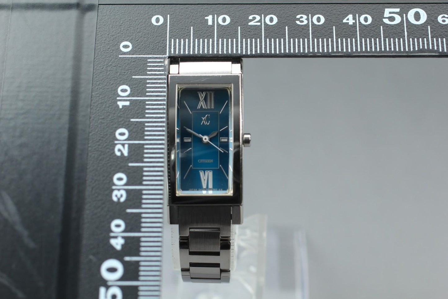 Near MINT CITIZEN xC 5431-T003982 Duratect Blue Dial Ladies Quartz Watch JAPAN