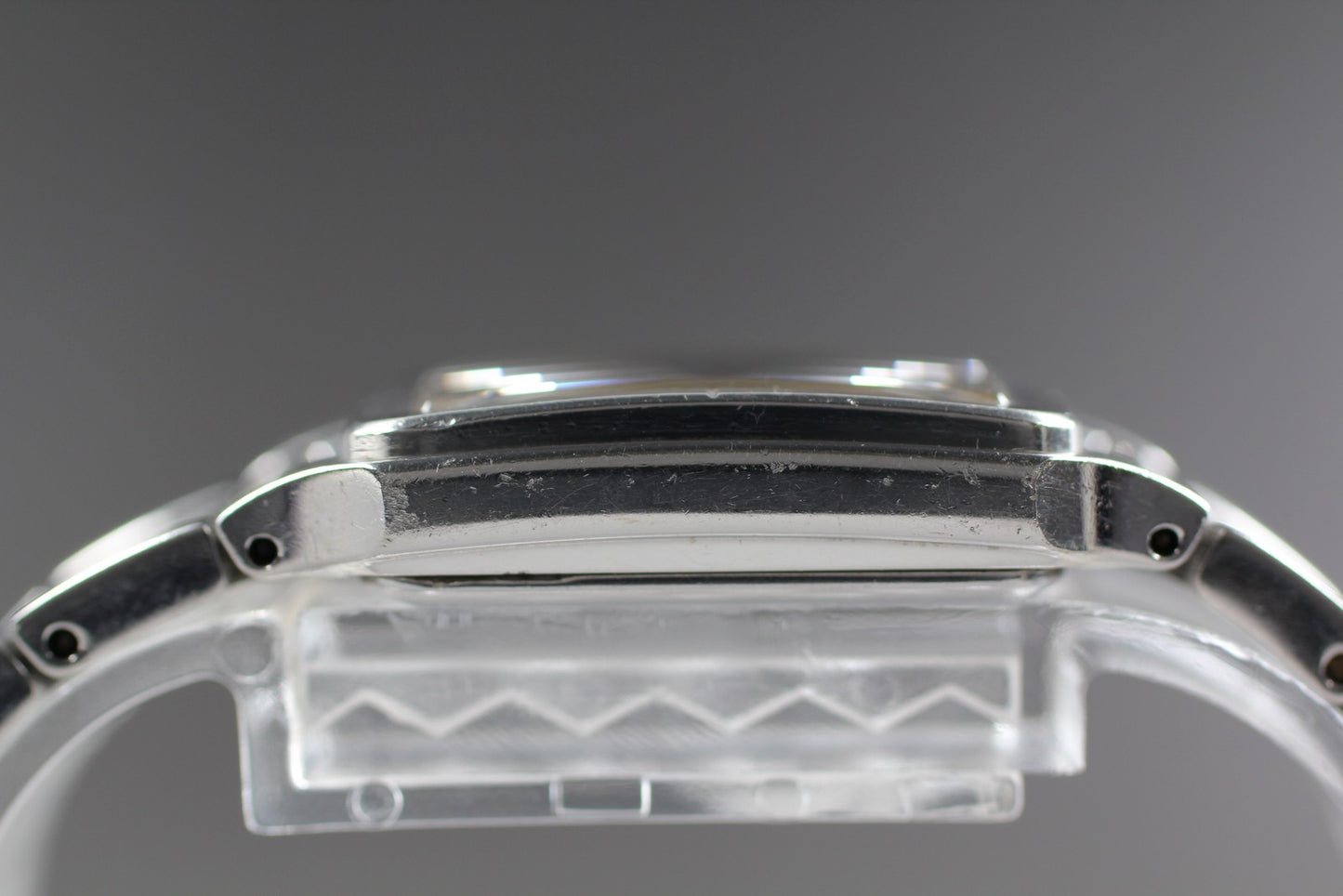 Near MINT SEIKO Lukia 1N01-0BZ0 Blue Dial Tank 20mm Quartz Ladies Watch  JAPAN
