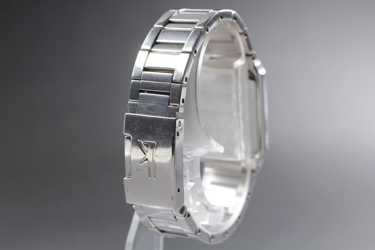 Near MINT SEIKO Lukia 1N01-0BZ0 Blue Dial Tank 20mm Quartz Ladies Watch  JAPAN