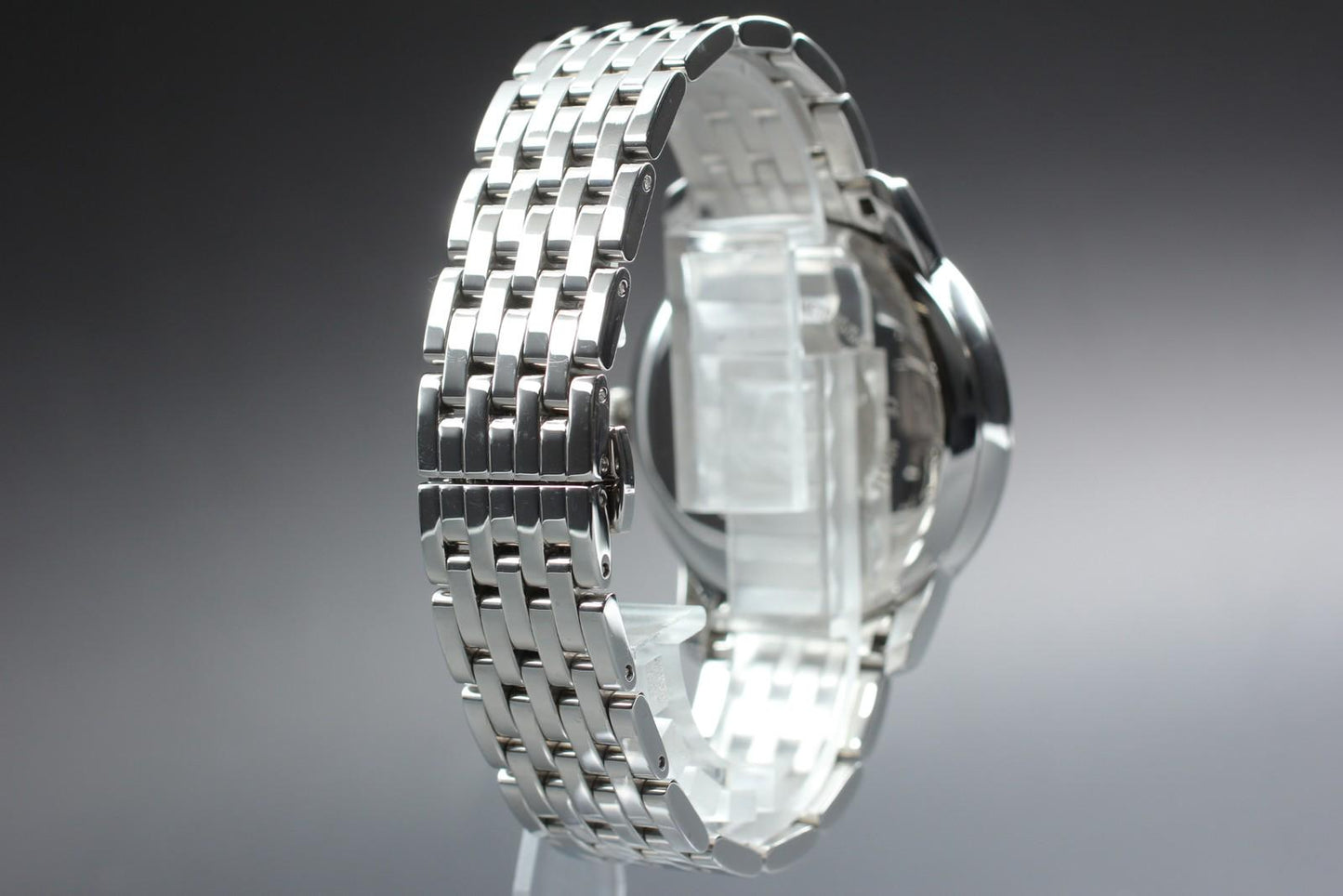 Near MINT Emporio Armani AR-1614 Black Dial Bracelet Quartz 41mm Men's Watch
