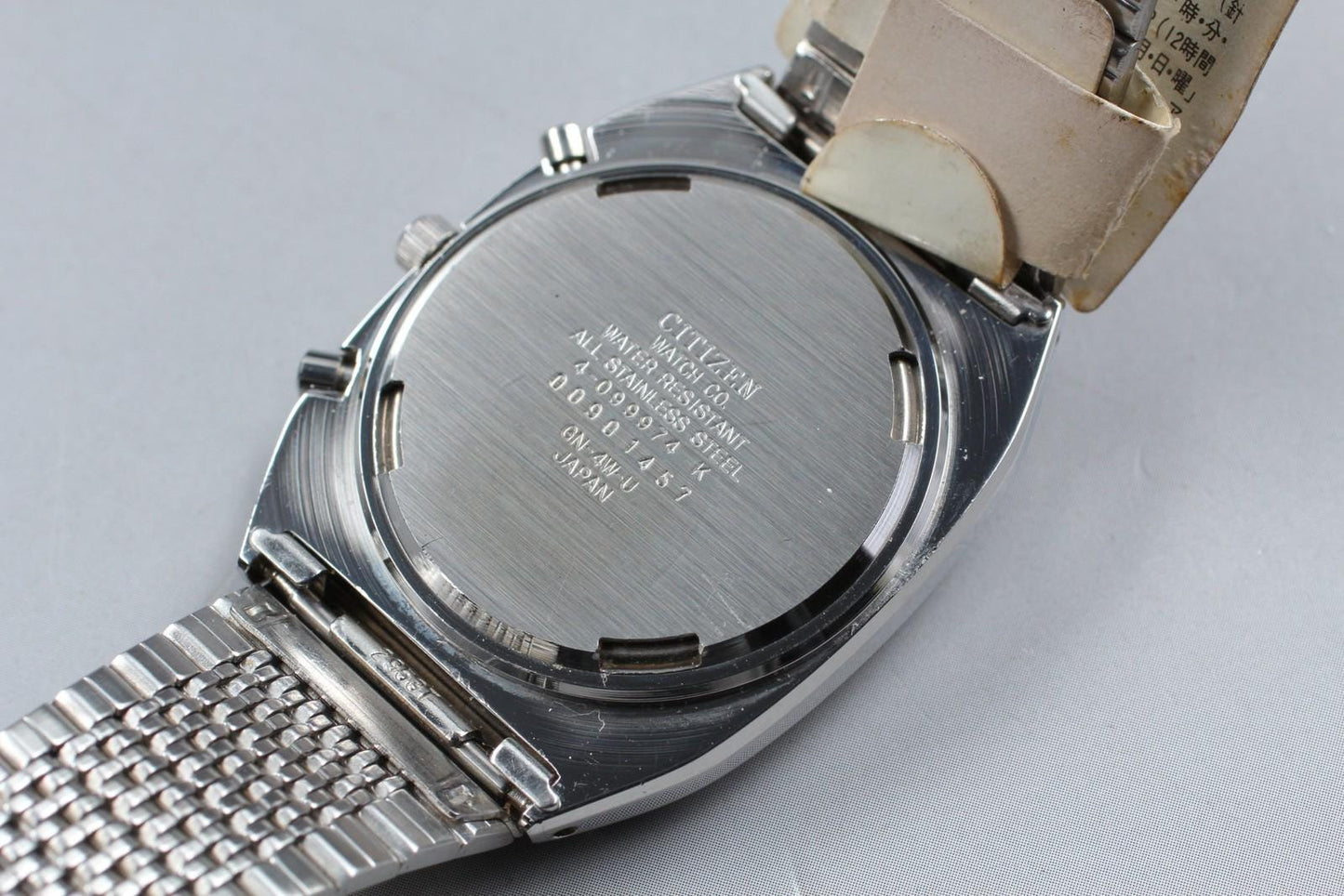 1980 [Exc+5 w/ Tag] Citizen Multi Alarm 4-099974 Ana Digi 32mm Men's Watch JAPAN