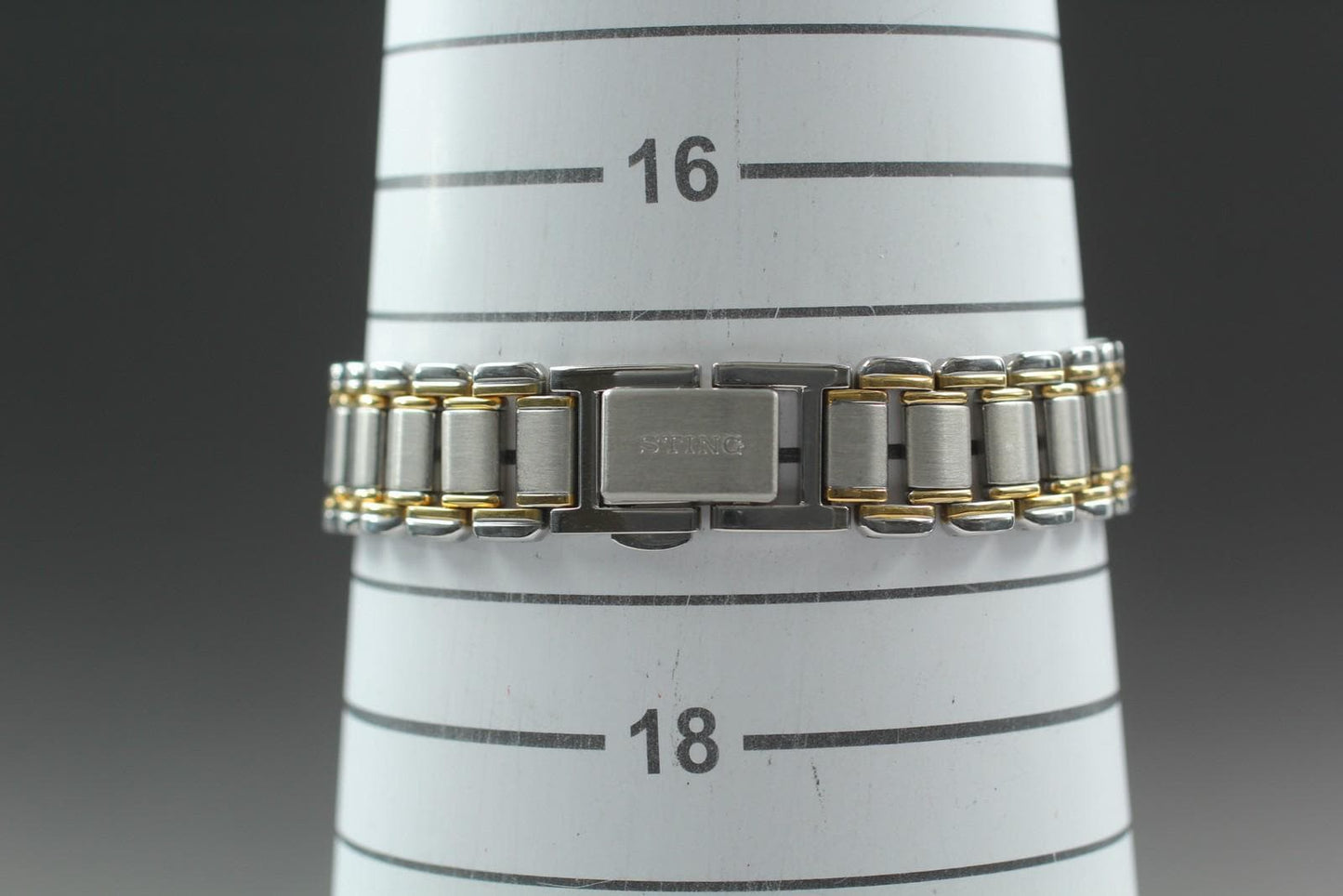 Nos w/ Tag* Casio Sting STN-614 Gold Dial Quartz 24mm Ladies Watch From JAPAN