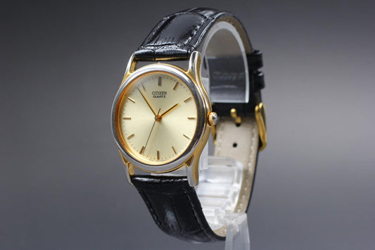 Vintage 1990 [Near MINT] Citizen 6031-G14423 Quartz 31mm Men's Watch From JAPAN