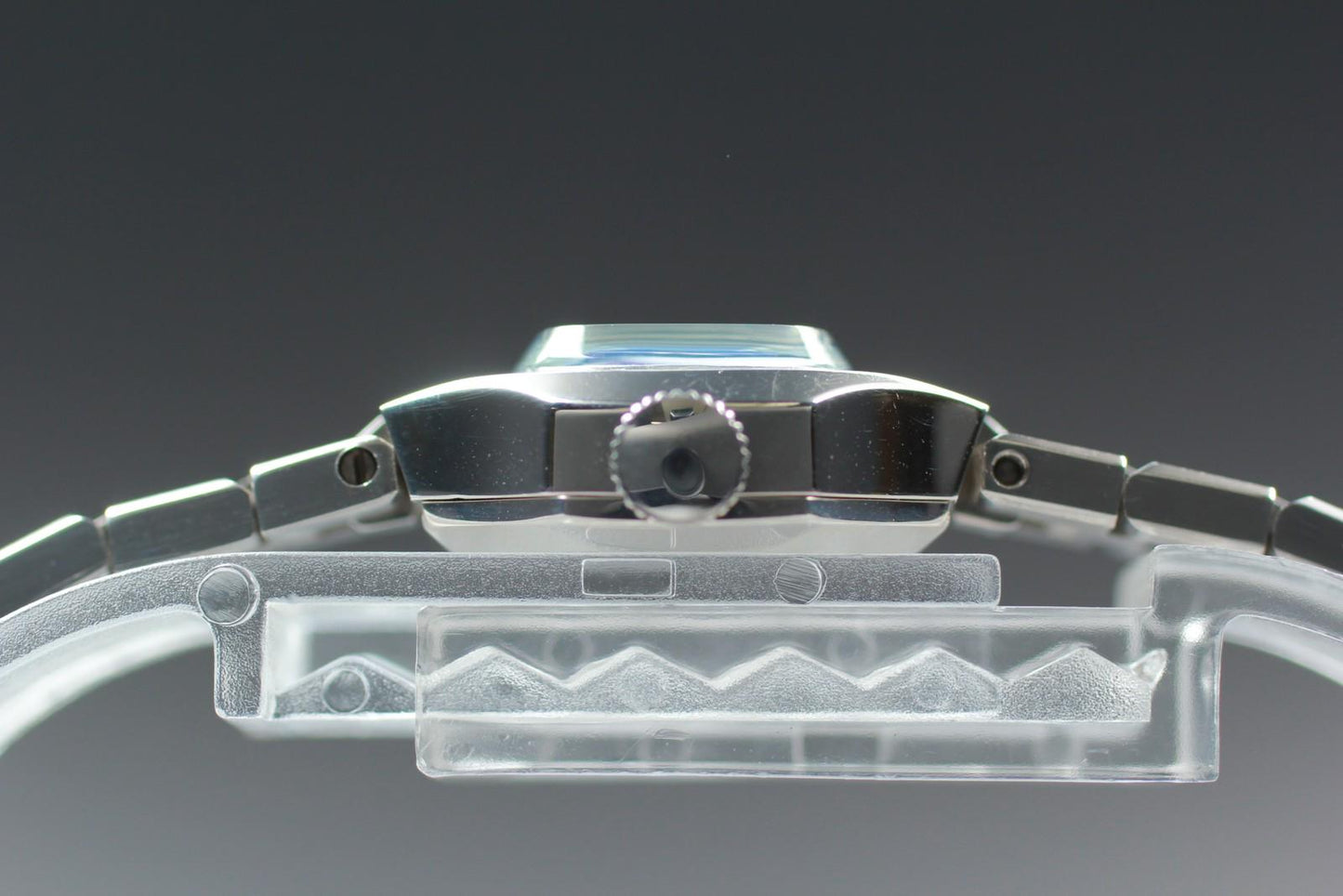 Vintage 1973 [N MINT w/ Tag] SEIKO Bracelet 11-3760 Blue 17J Manual Ladies Watch