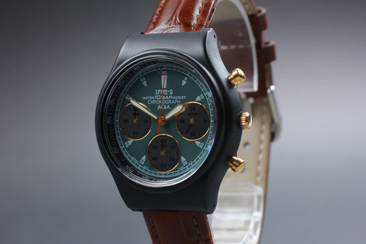 MINT w/ Tag SEIKO Alba Spire-G V654-6030 Chronograph Quartz 37mm Men's Watch\