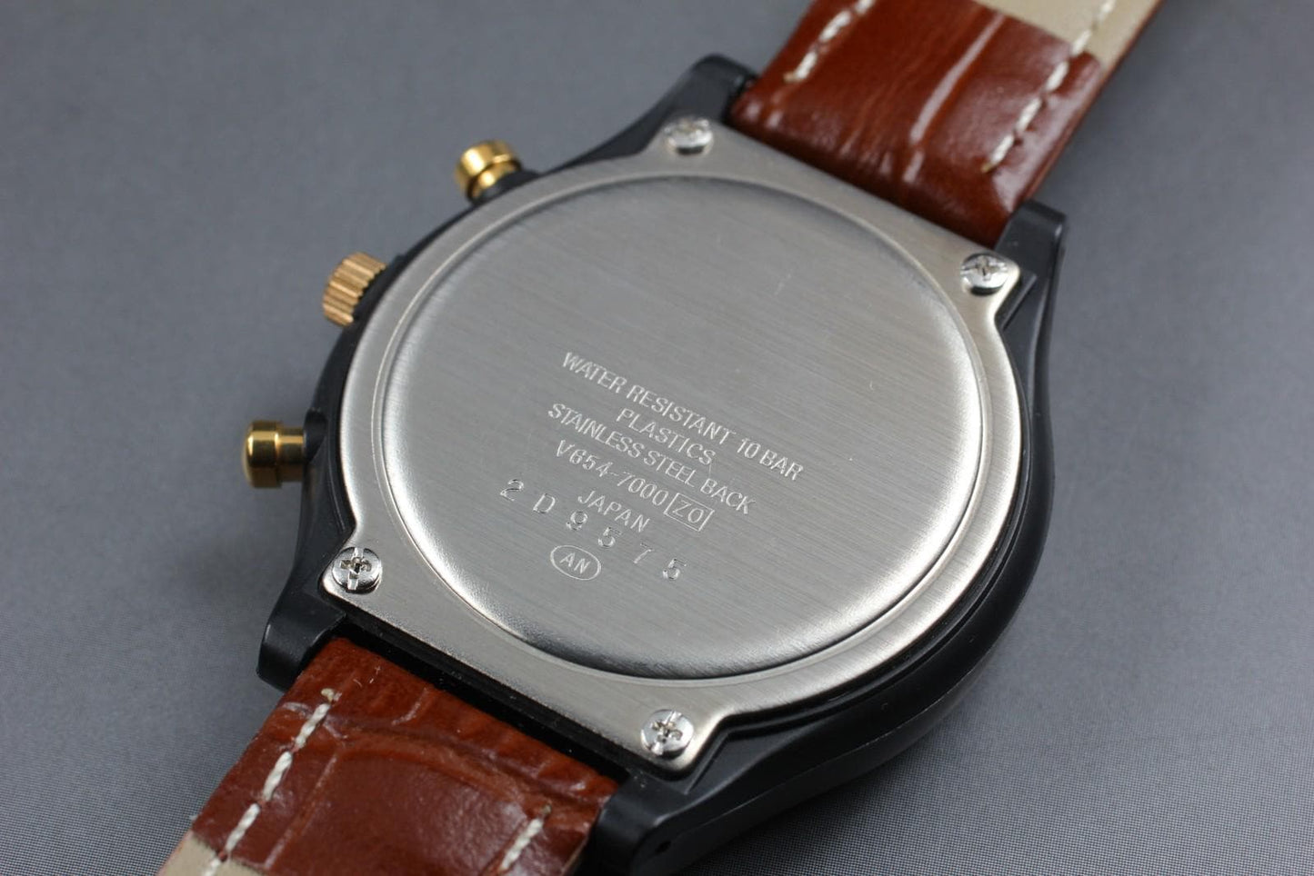 MINT w/ Tag SEIKO Alba Spire-G V654-6030 Chronograph Quartz 37mm Men's Watch\