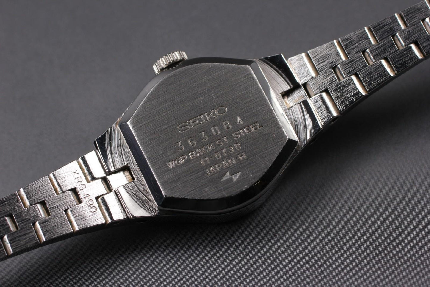 Vintage 1973 [NOS w/ Tag] SEIKO Bracelet 11-0730 Green Manual Ladies Watch JAPAN