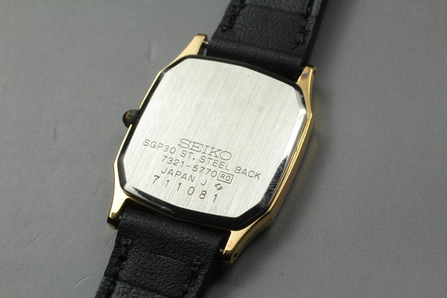 1987 Excellent+5 SEIKO Exceline 7321-5770 Gold Octagon Quartz 21mm Ladies Watch