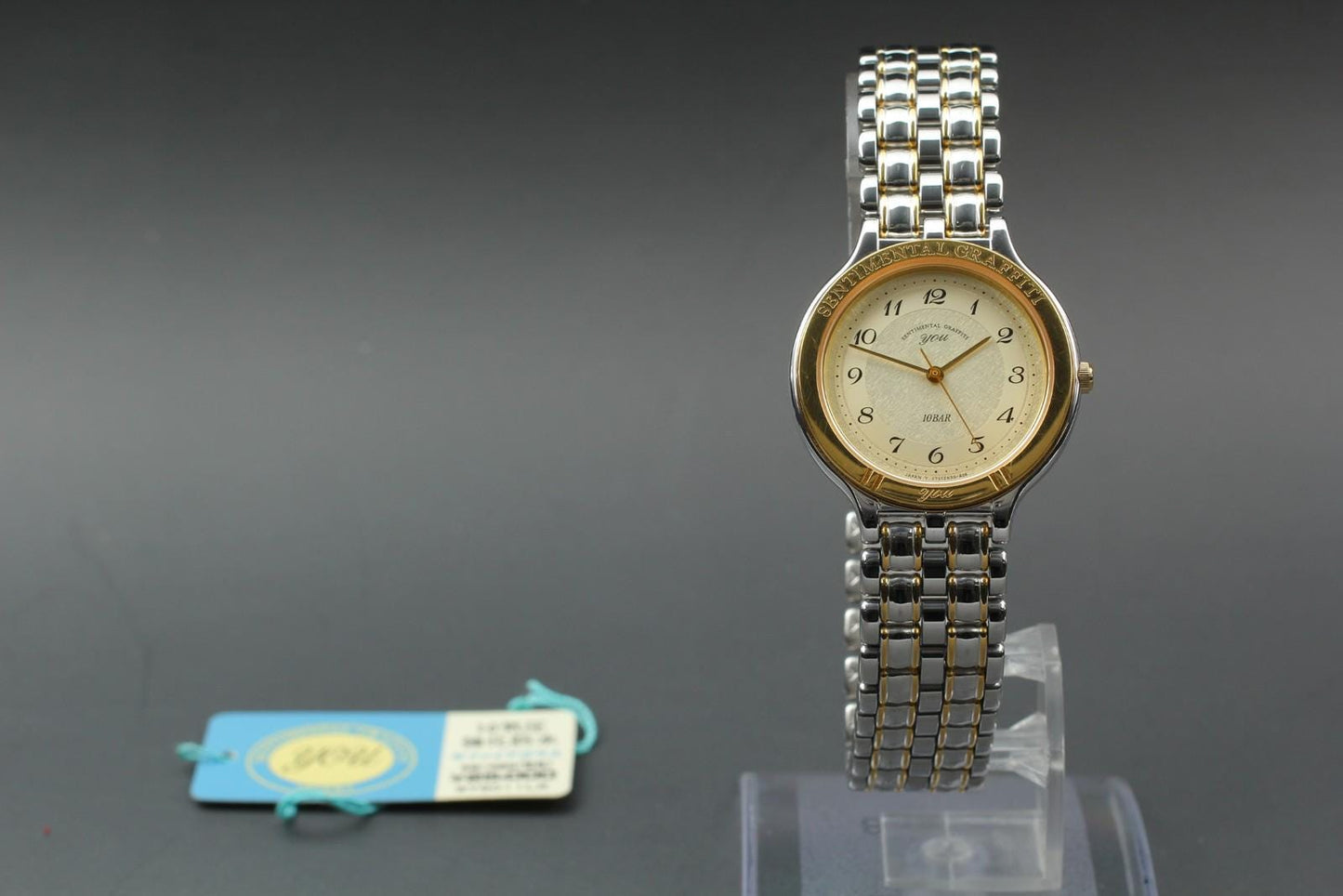 Nos [N MINT / Tag] ORIENT You C752H5-00 Gold Two-tone Qz 32mm Men's Watch 20.5cm
