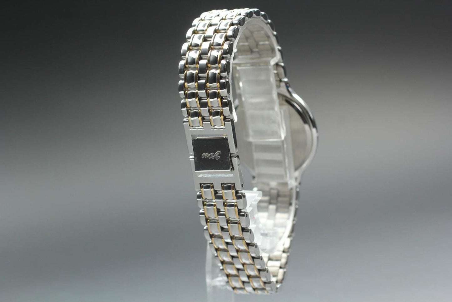 Nos [N MINT / Tag] ORIENT You C752H5-00 Gold Two-tone Qz 32mm Men's Watch 20.5cm