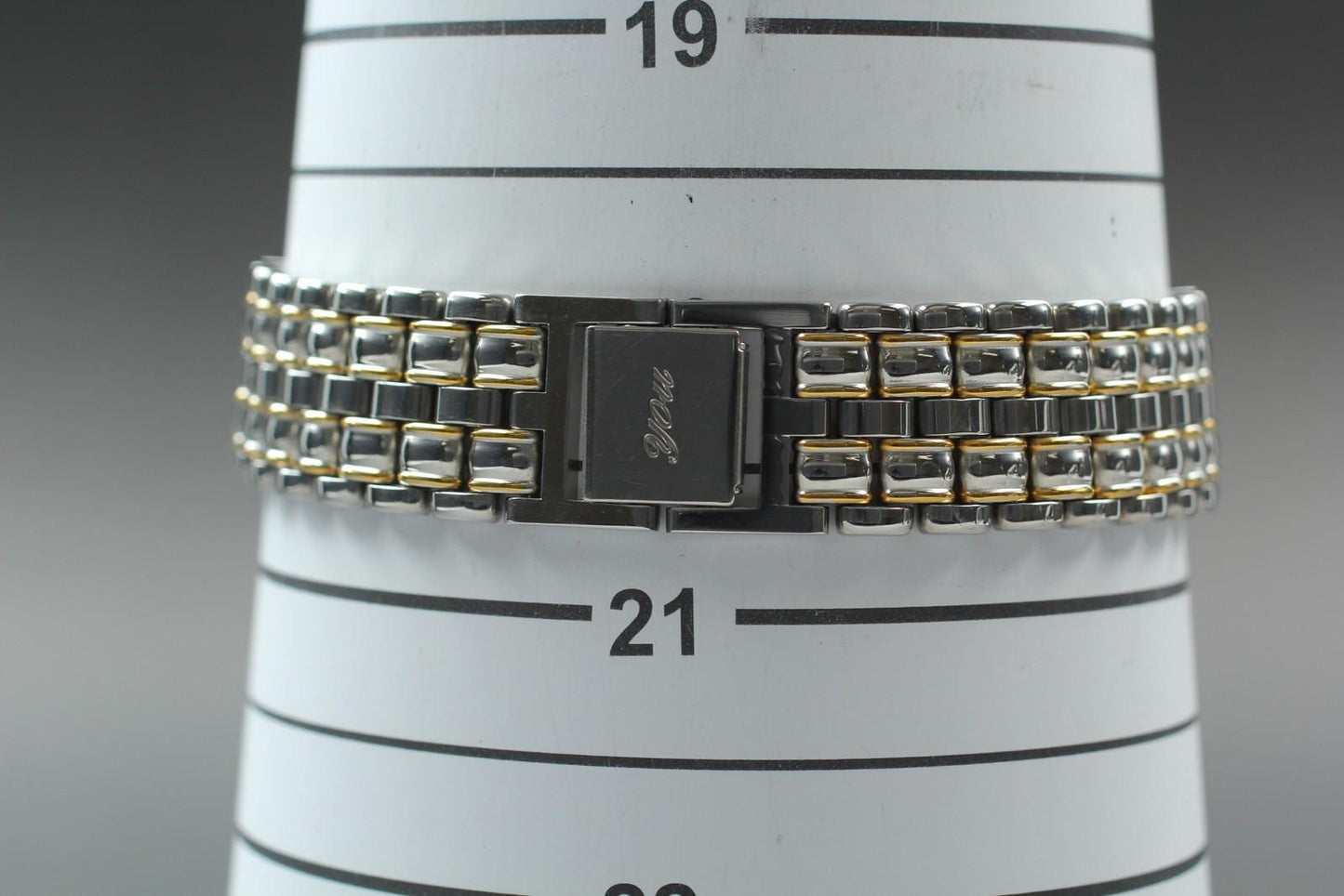 Nos [N MINT / Tag] ORIENT You C752H5-00 Gold Two-tone Qz 32mm Men's Watch 20.5cm
