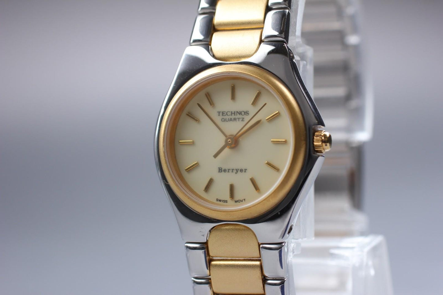 Near MINT w/ Box Paper Technos Berryear Two-tone Pair Watch 160030.31 260030.54