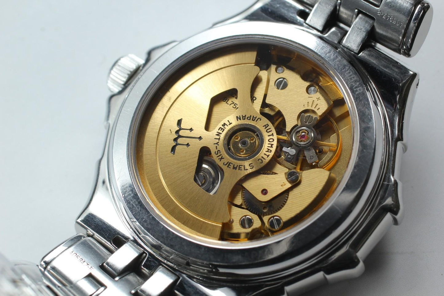 Exc+5* Seiko Credor Pacifique 8L75-0A40 Auto 40mm Silver Date Men's Watch Japan