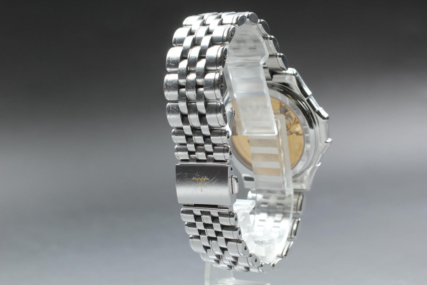 Exc+5* Seiko Credor Pacifique 8L75-0A40 Auto 40mm Silver Date Men's Watch Japan