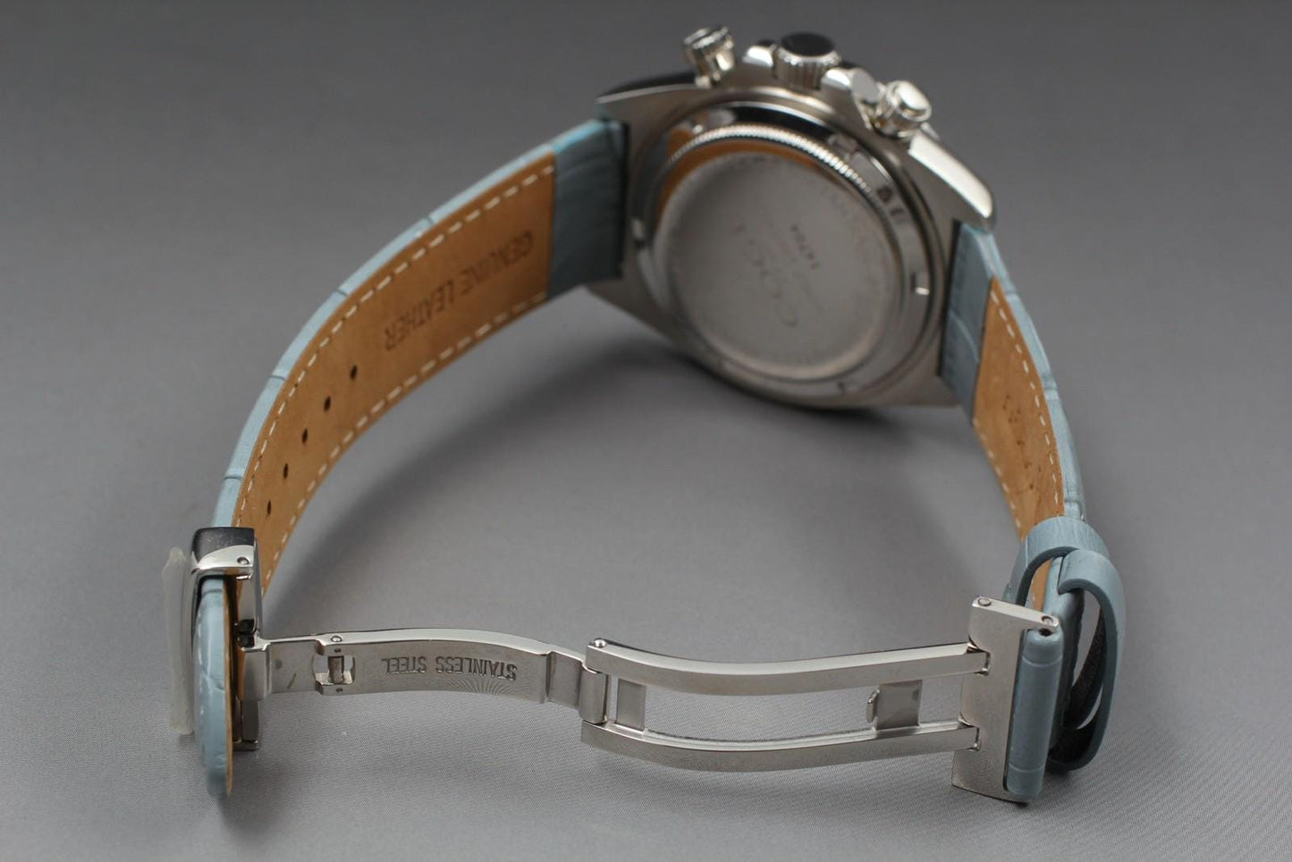 Near Mint Cogu World Limitation Chrono Quartz 43mm Mop Dial Men's Watch JAPAN