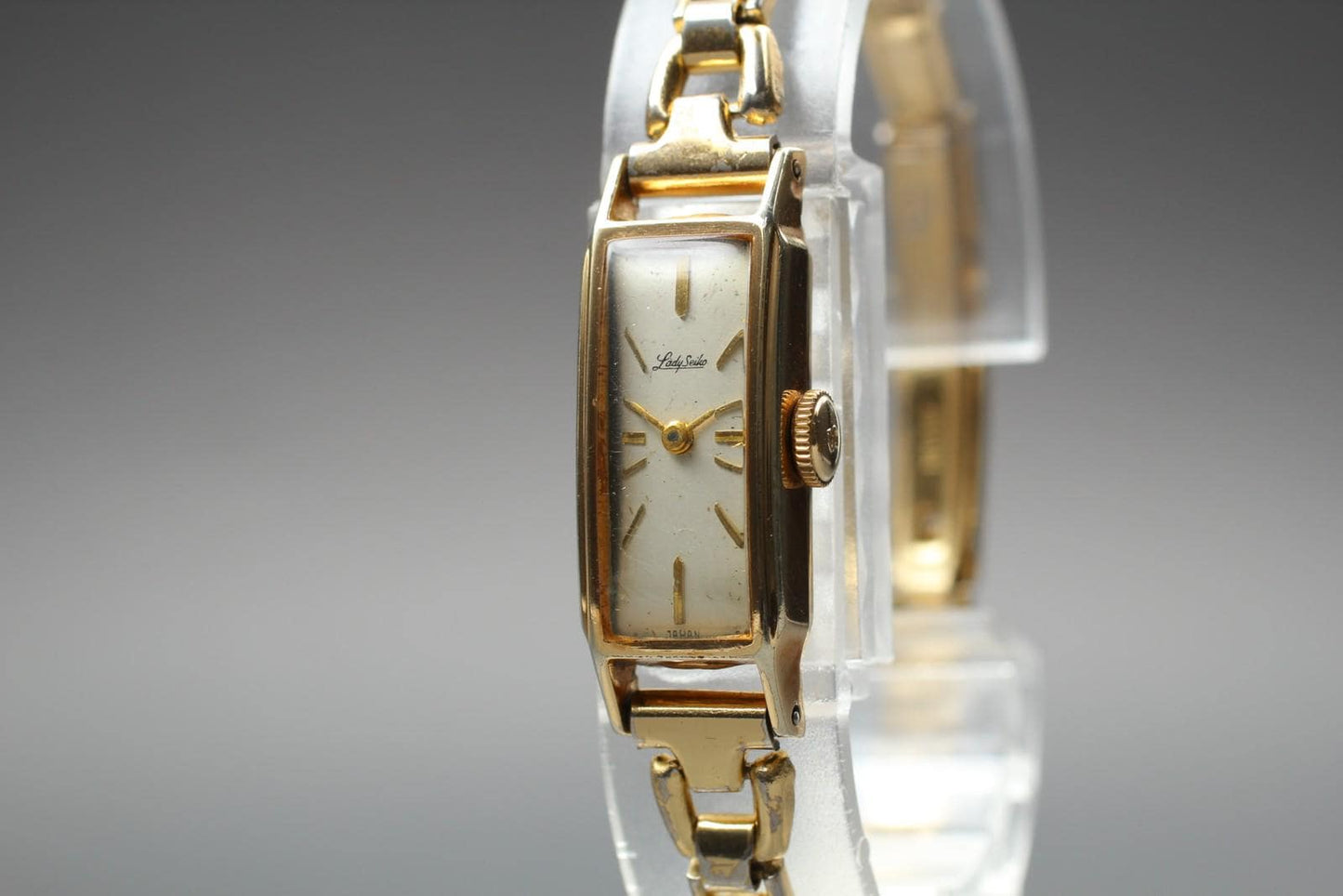 Vtg 1960 [Exc+5] Lady Seiko 4011 14K Gold Filled Bangle 17J Manual Ladies Watch