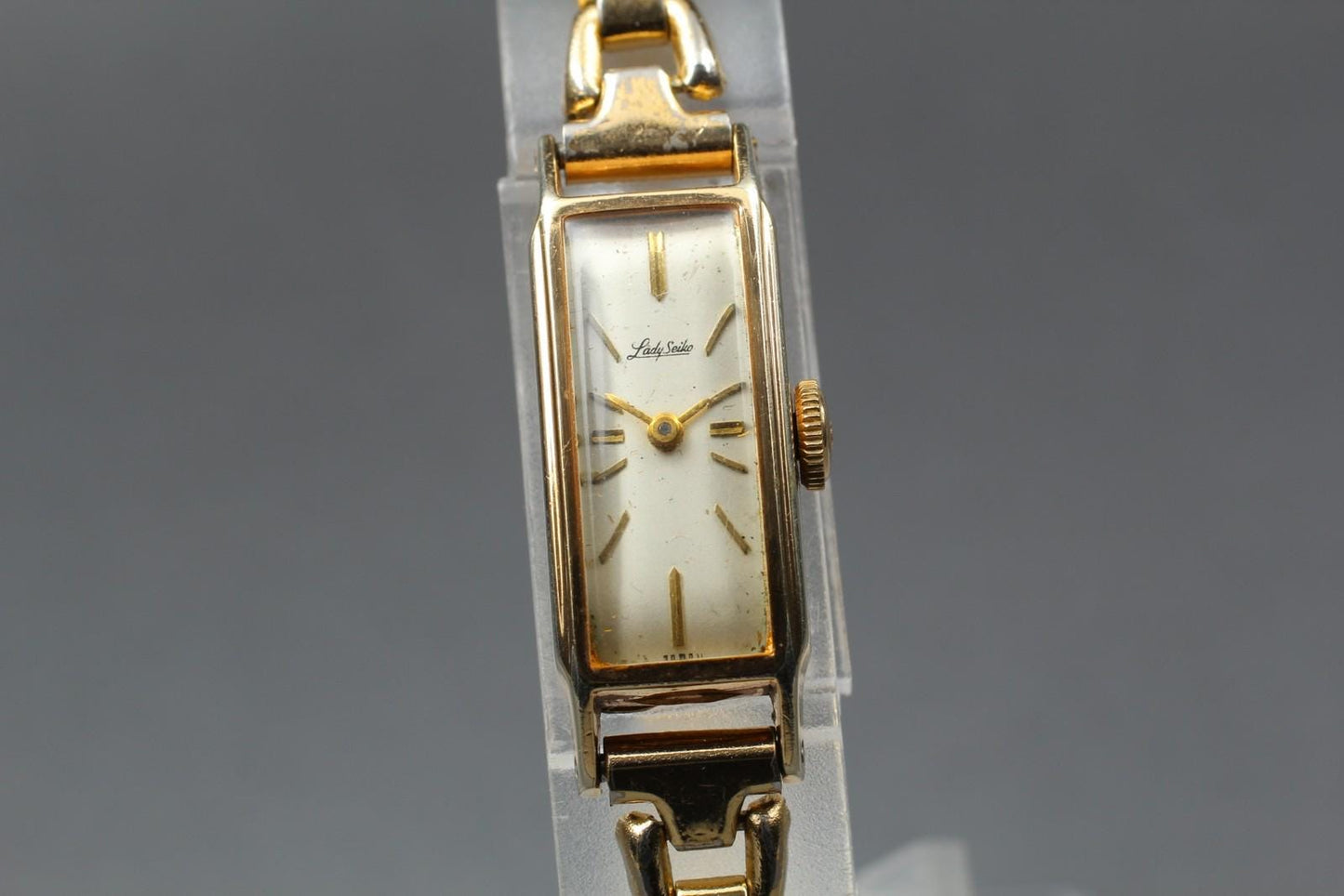 Vtg 1960 [Exc+5] Lady Seiko 4011 14K Gold Filled Bangle 17J Manual Ladies Watch