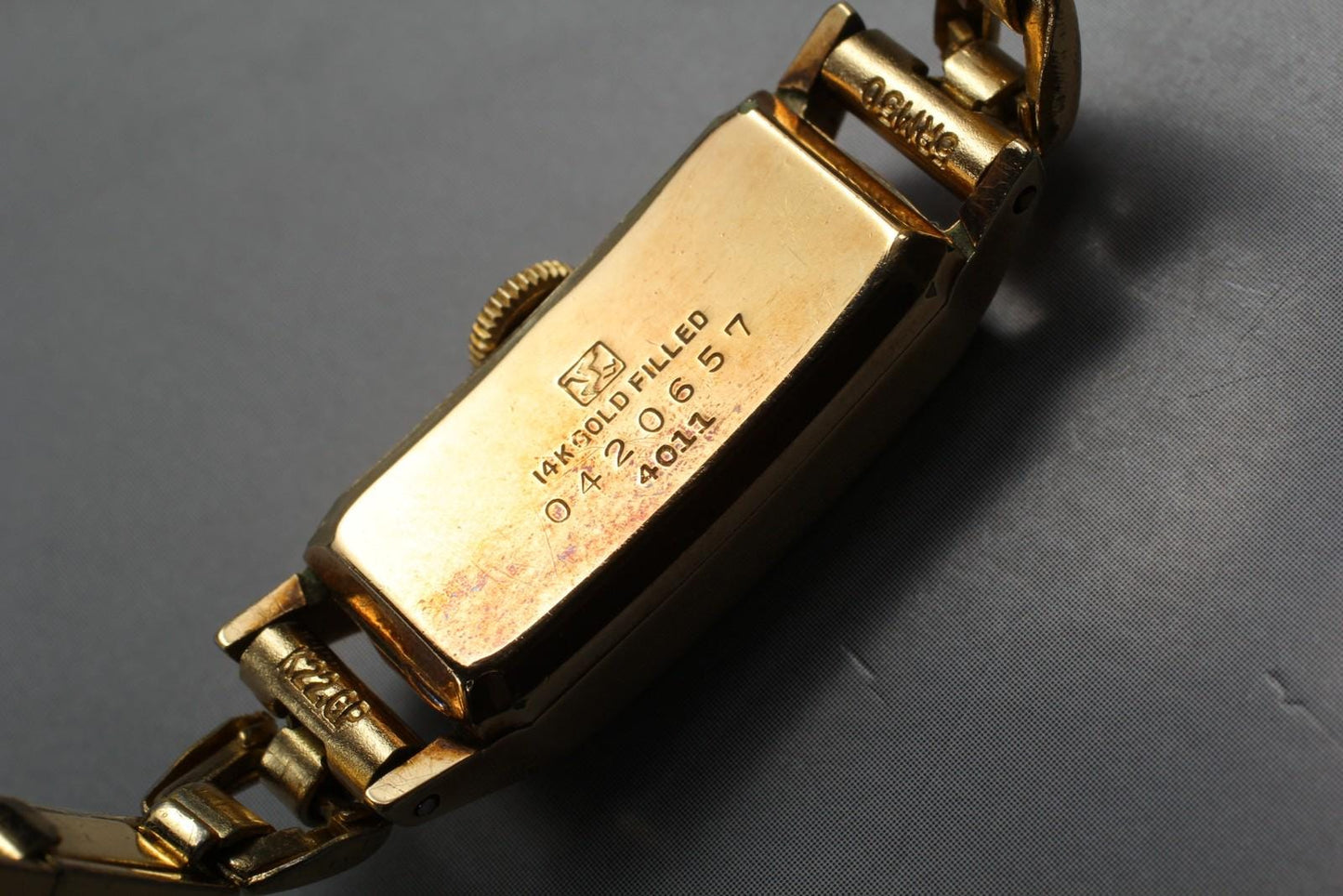 Vtg 1960 [Exc+5] Lady Seiko 4011 14K Gold Filled Bangle 17J Manual Ladies Watch