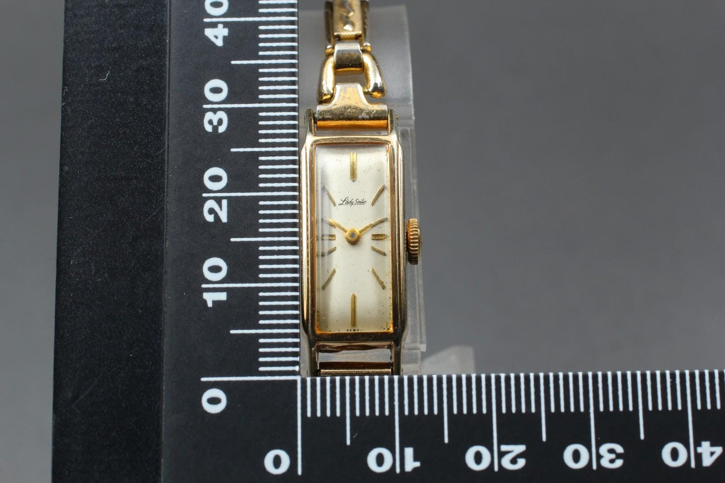 Vtg 1960 [Exc+5] Lady Seiko 4011 14K Gold Filled Bangle 17J Manual Ladies Watch