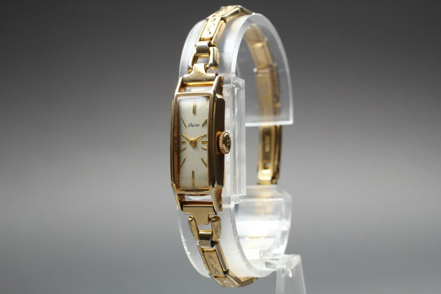Vtg 1960 [Exc+5] Lady Seiko 4011 14K Gold Filled Bangle 17J Manual Ladies Watch
