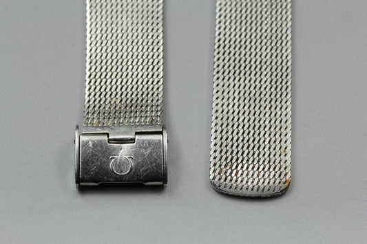 Exc+5 Vintage Omega 2039 Milanese 18mm Mesh Stainless Steel Watch Bracelet Band