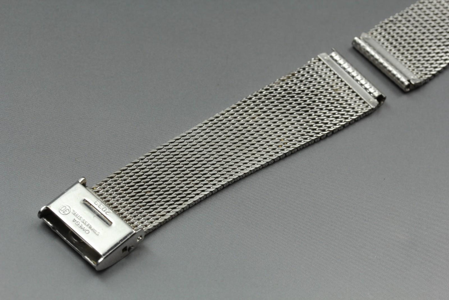 Exc+5 Vintage Omega 2039 Milanese 18mm Mesh Stainless Steel Watch Bracelet Band