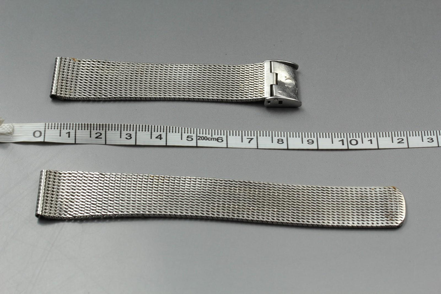 Exc+5 Vintage Omega 2039 Milanese 18mm Mesh Stainless Steel Watch Bracelet Band