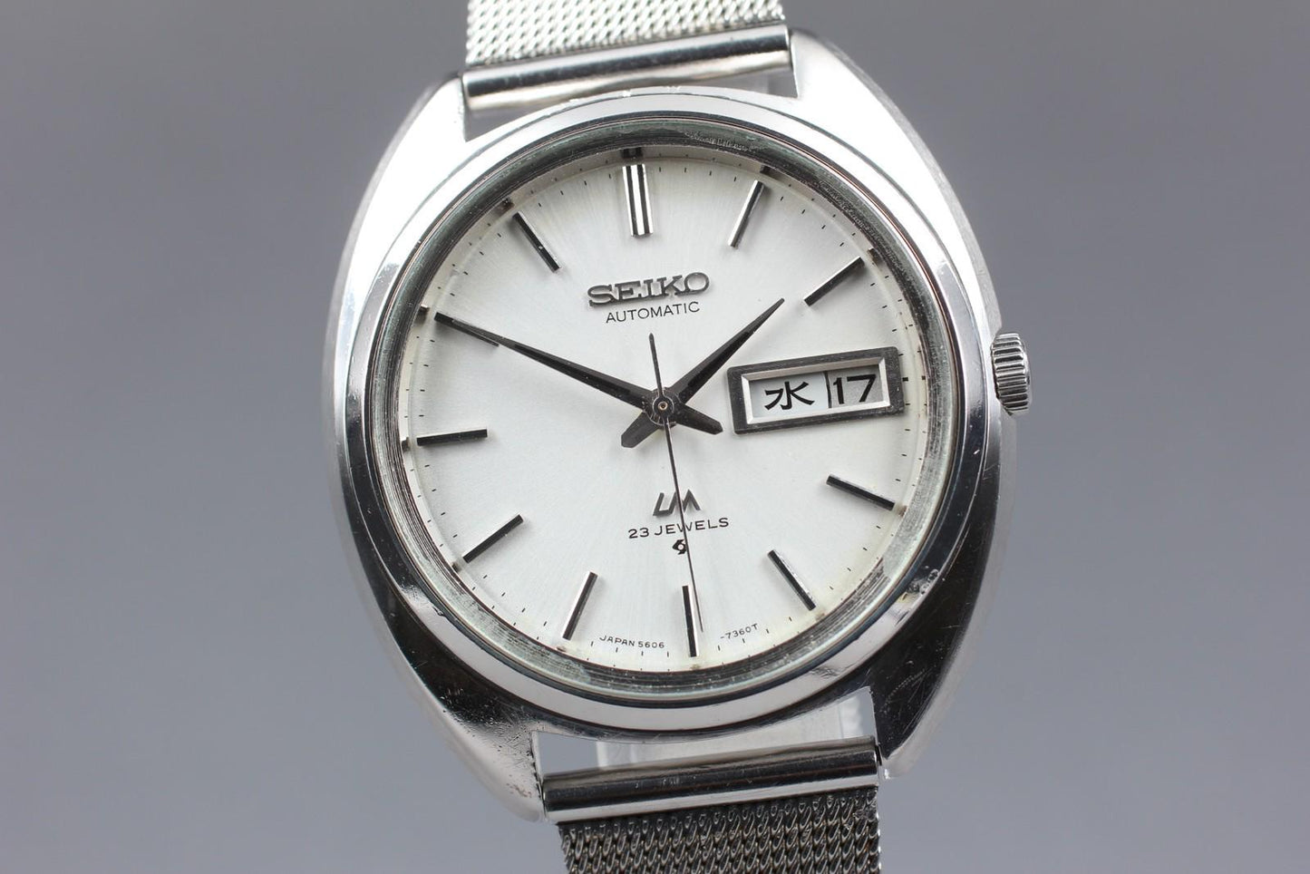 Vtg 1970 [N MINT] Seiko Lord Matic 5606-7150 Kanji Automatic Men's Watch JAPAN