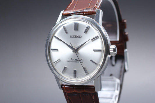 1976 [Near MINT OH] SEIKO Lord Marvel 5740-0010 Silver 23J Manual Men's Watch