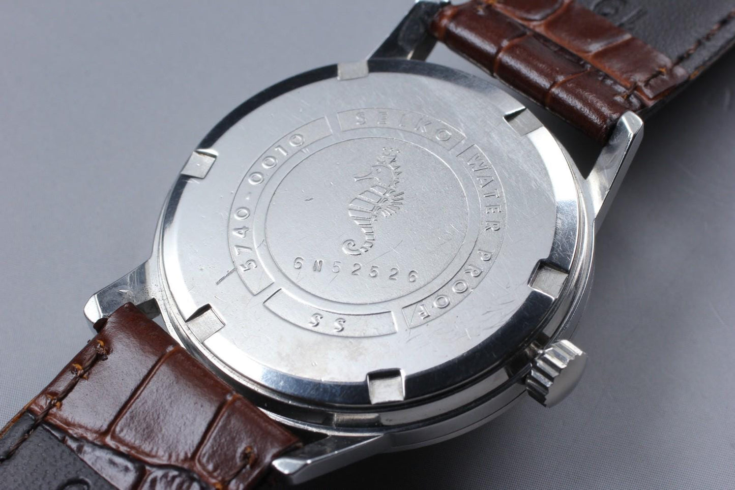 1976 [Near MINT OH] SEIKO Lord Marvel 5740-0010 Silver 23J Manual Men's Watch