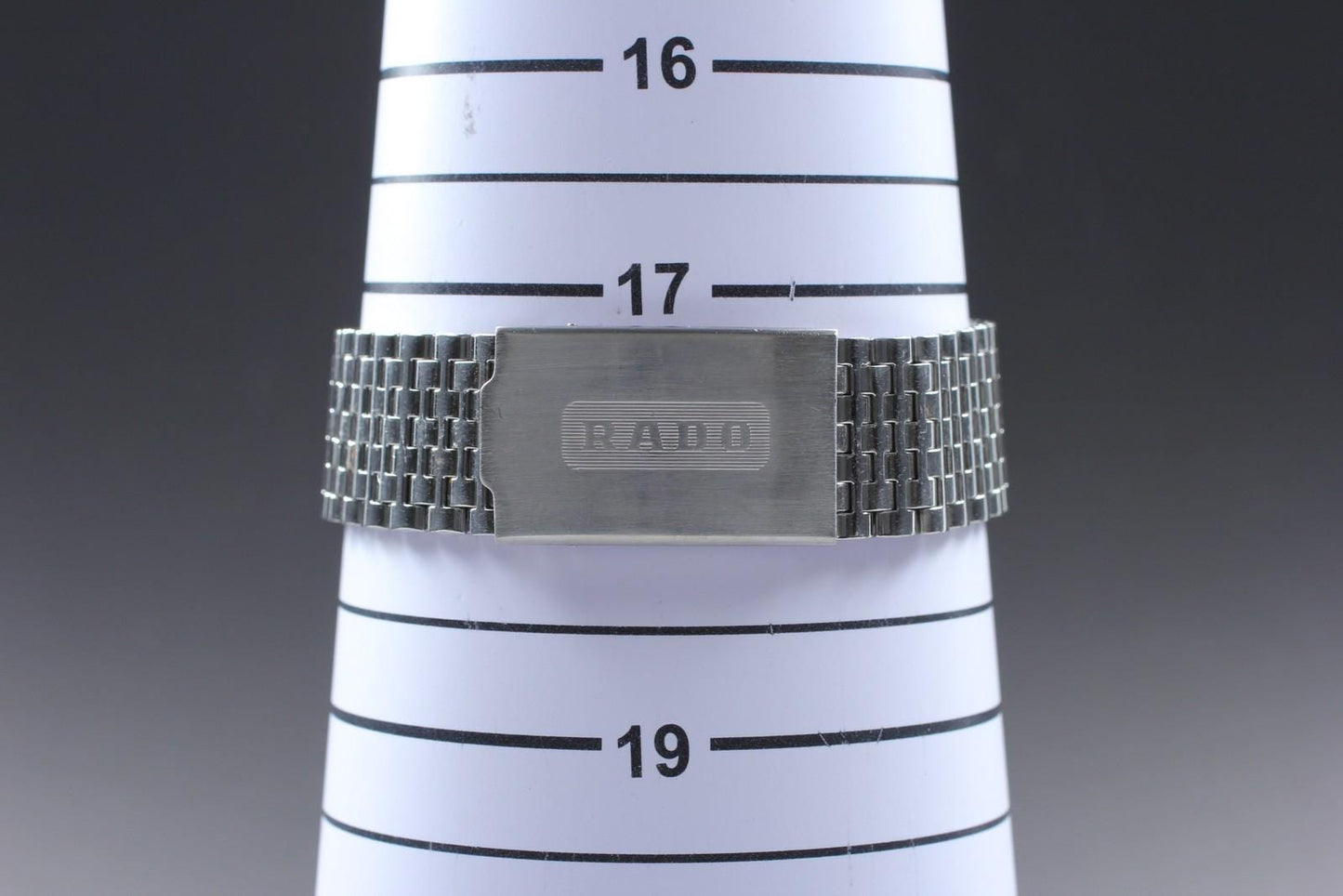 Near MINT Rado Diastar 114.0391.3 Day Date Black Dial 35mm Men's Watch JAPAN