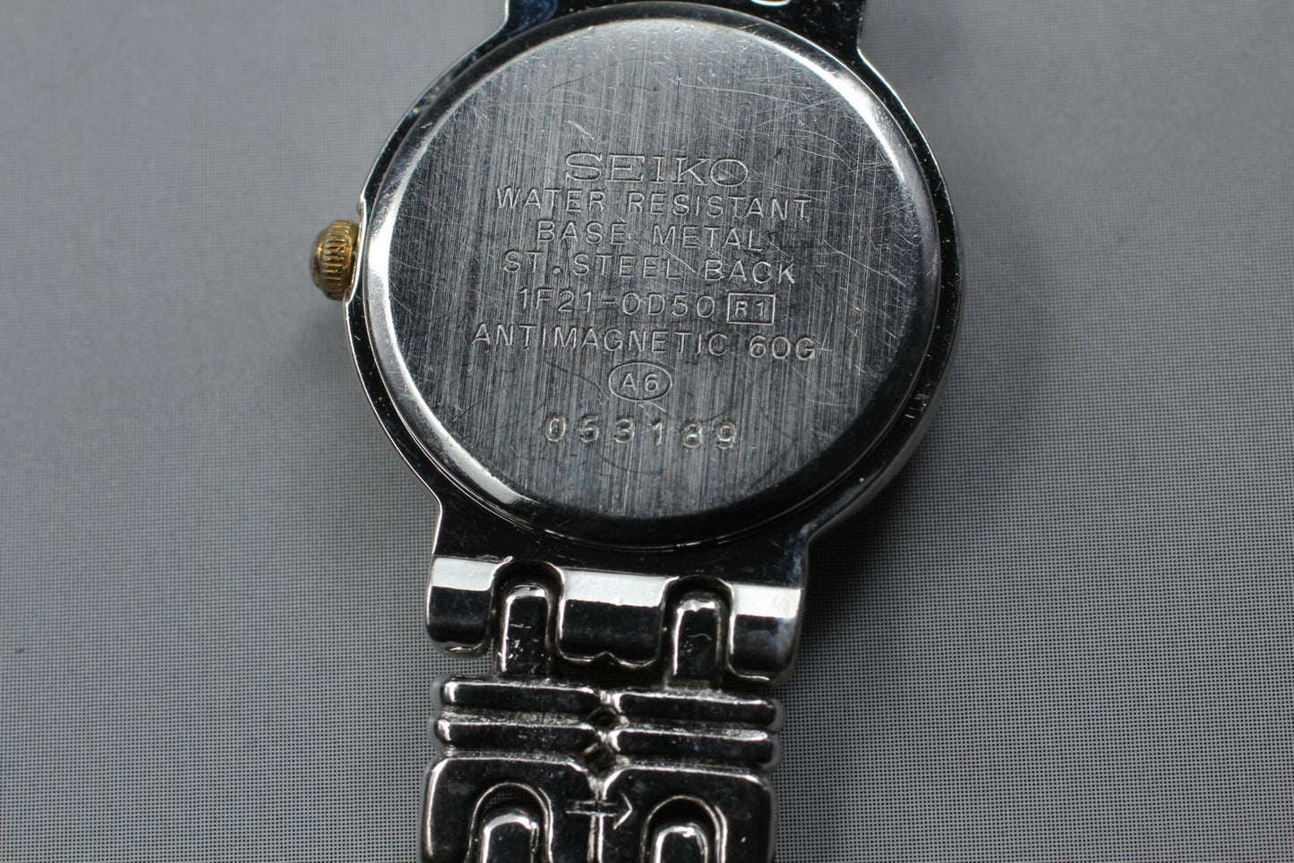 SEIKO Belfina 1F21-0D50 Silver Bracelet Quartz Ladies Watch [As-Is / Not working
