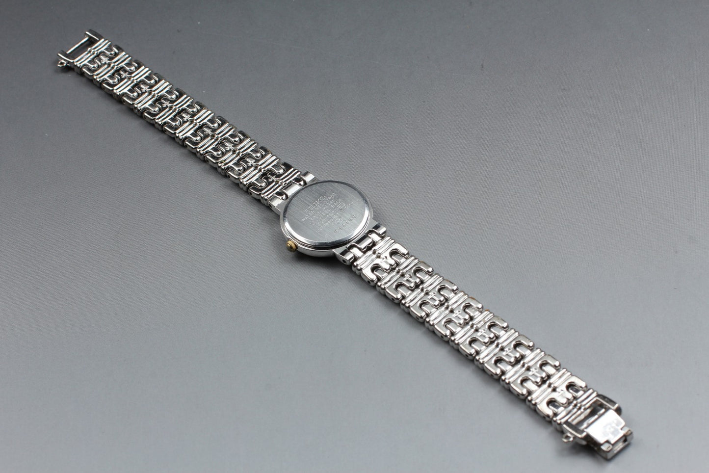 SEIKO Belfina 1F21-0D50 Silver Bracelet Quartz Ladies Watch [As-Is / Not working