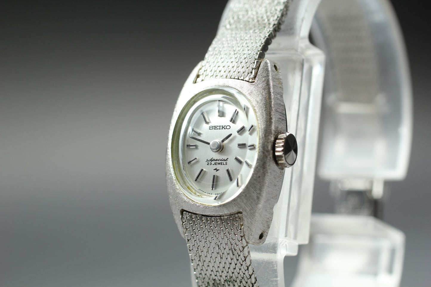 Vintage 1972 [Near MINT] SEIKO 1140-7090 17J Manual Wind Ladies Watch From JAPAN