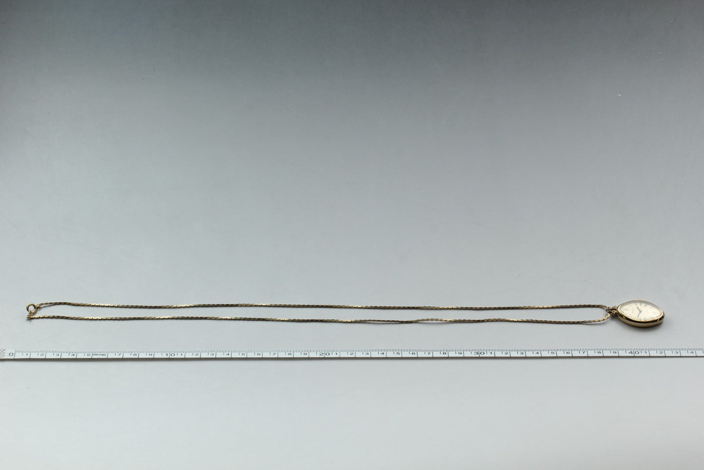 Vtg 1970s [Exc+5] SEIKO 11-7990 Gold Tone Roman 17J Manual Wind Pendant Watch